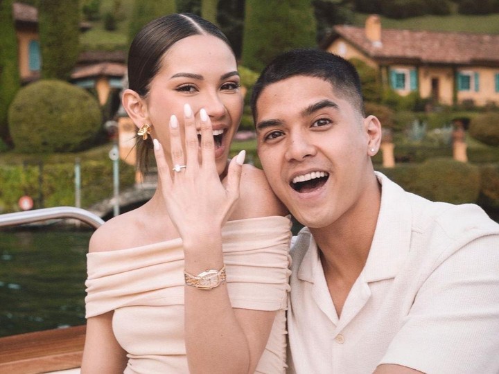 Gaya Modis Alyssa Daguise & Al Ghazali di Pernikahan Kakak