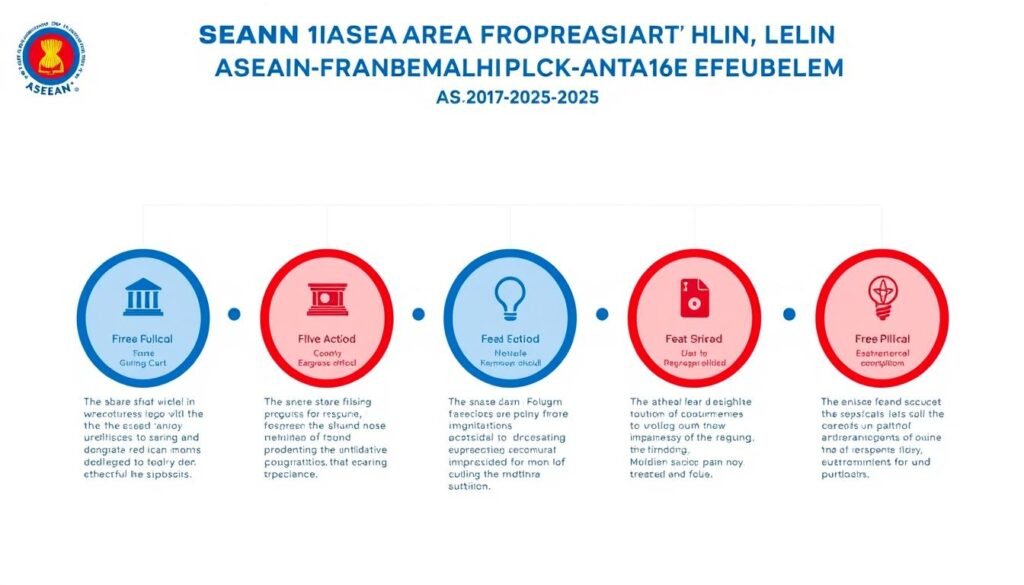Diagram lima pilar Rencana Aksi Regional ASEAN untuk penanganan ekstremisme Diagram lima pilar Rencana Aksi Regional ASEAN untuk penanganan ekstremisme