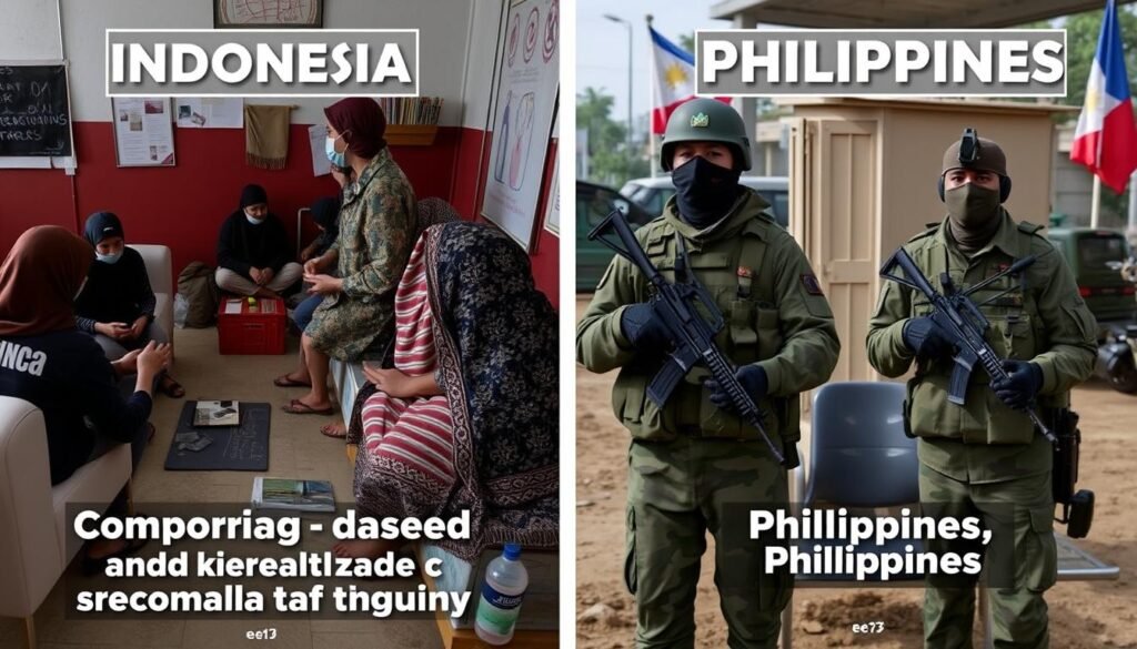 Perbandingan pendekatan Indonesia dan Filipina dalam penanganan ekstremisme di ASEAN Perbandingan pendekatan Indonesia dan Filipina dalam penanganan ekstremisme di ASEAN