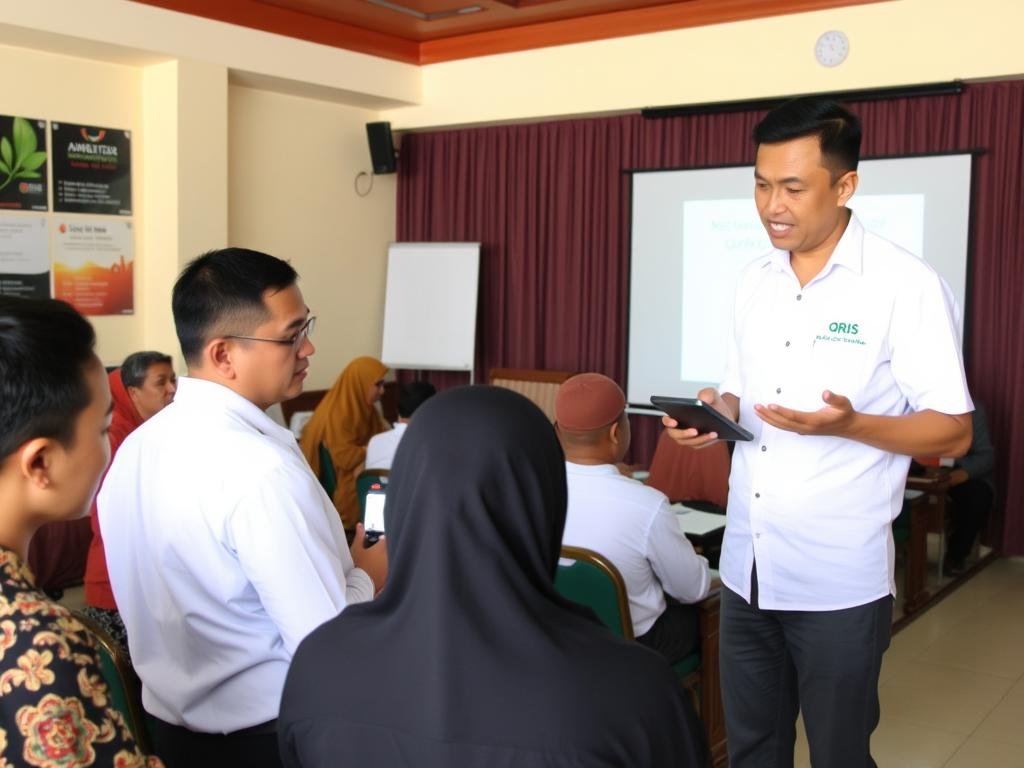Program edukasi QRIS Tap untuk UMKM