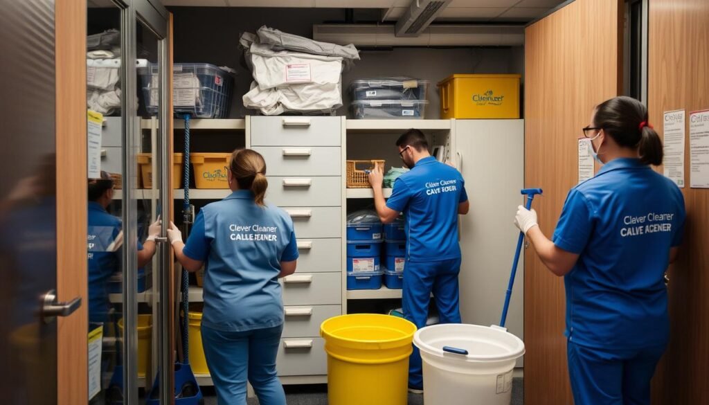 Contoh Clever Cleaner membersihkan penyimpanan internal