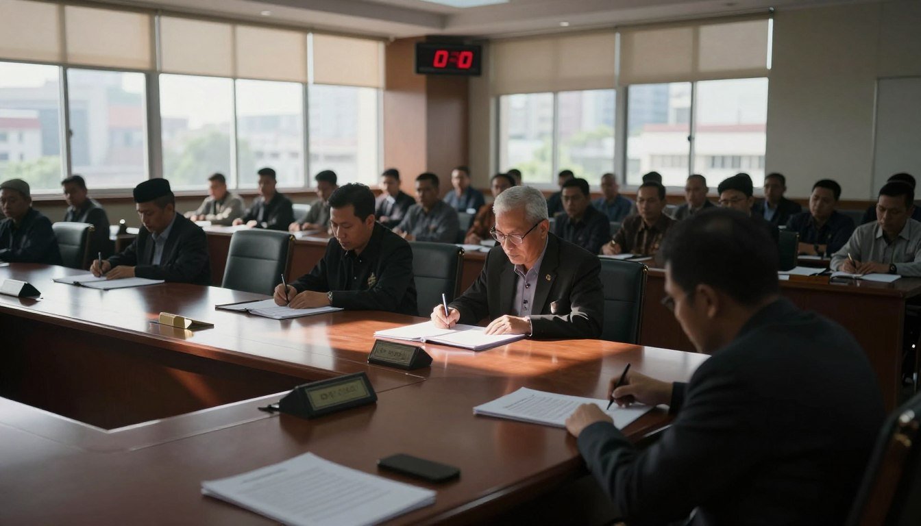 absen dprd, dprd absen gaji full